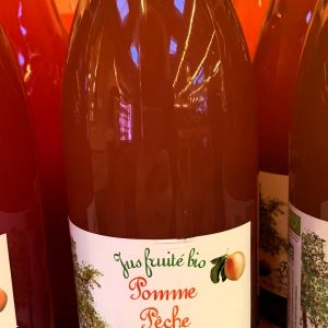 Jus fruité de Pommes pêches (bouteille 1L)