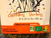Lentilles vertes 400g
